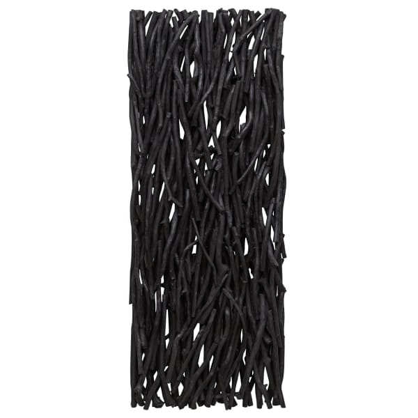 Gathered Teak - Wood Wall Decor - Black