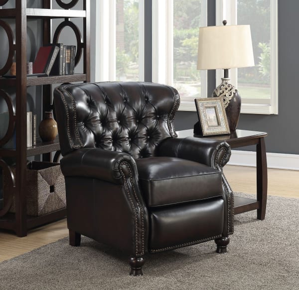 Presidential - Push Thru The Arm Recliner - Coffee