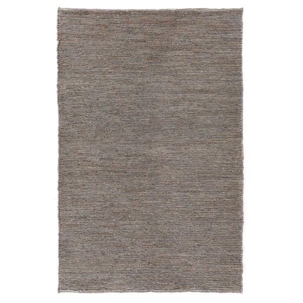 Soumak - 5' x 8' Jute Area Rug - Gray