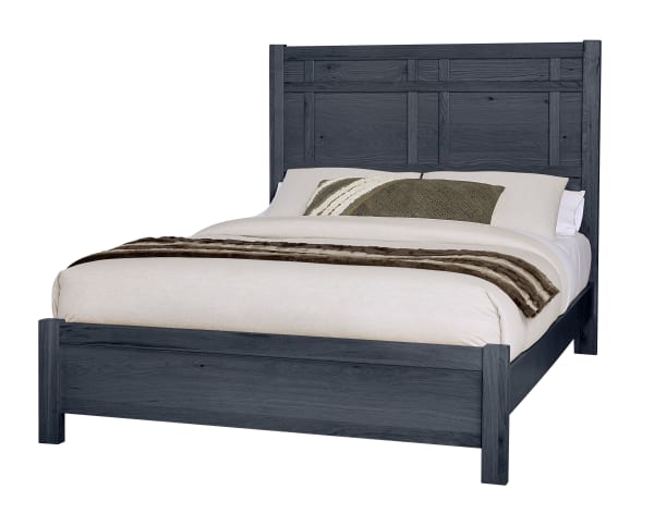 Custom Express - California King Architectural Bed - Indigo