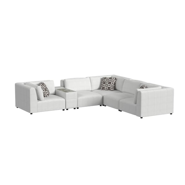 Zandara - 6 Piece Modular Set Sectional - Beige