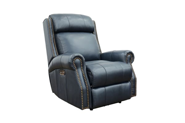 Blair - Power Recliner With Power Recline, Power Headrest (Big And Tall) - Blue