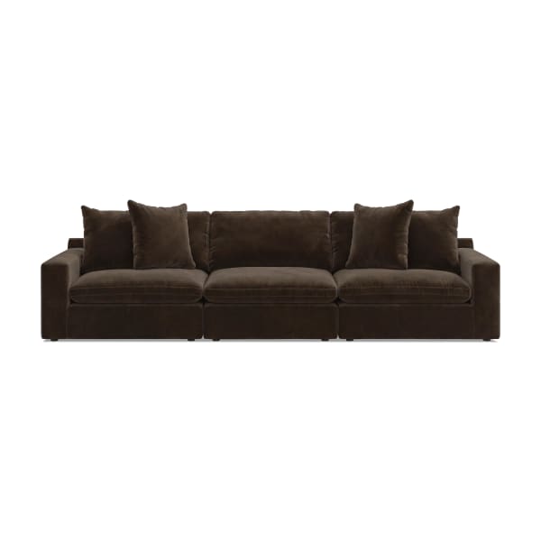 Maxton Heights - 3-Piece Sectional Sofa - Bittersweet