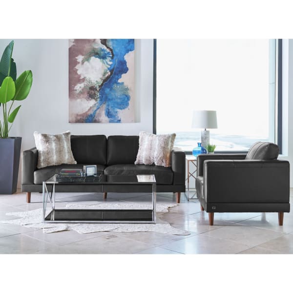 Hampton - 2 Piece Set - Fiero Charcoal