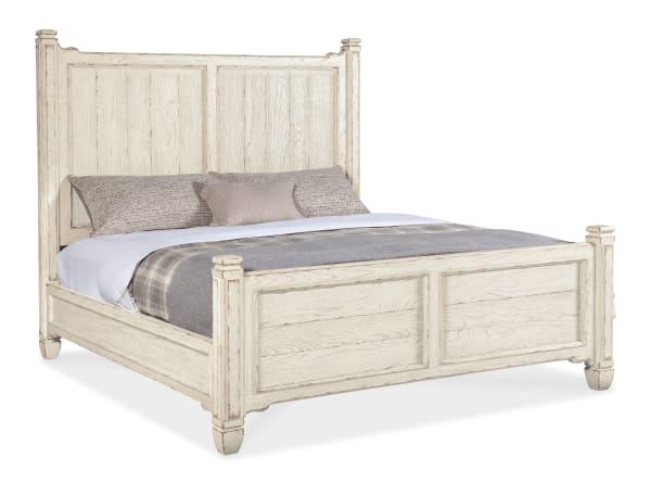 Americana - Queen Panel Bed - White