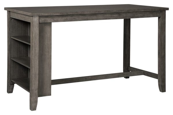 Caitbrook - Gray - RECT Dining Room Counter Table