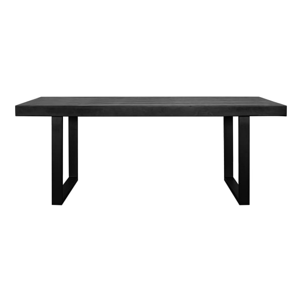 Jedrik - Large Concrete Outdoor Dining Table - Black