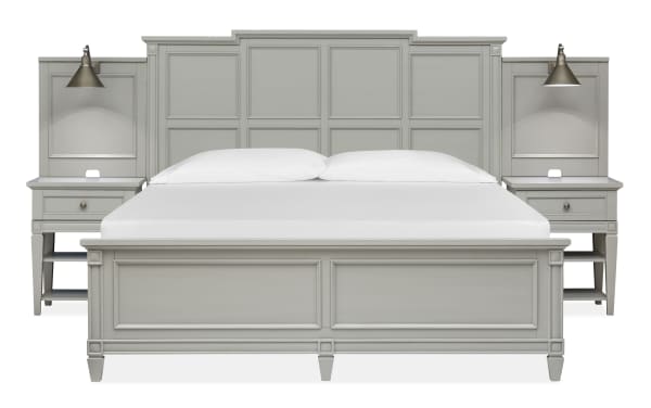 Glenbrook - Complete California King Wall Bed - Pebble