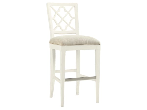 Ivory Key - Newstead Bar Stool - White