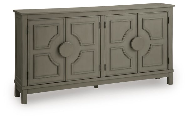 Darlock - Accent Cabinet - Warm Gray