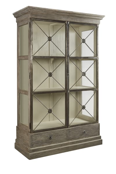 Xander Glass Door Bookcase