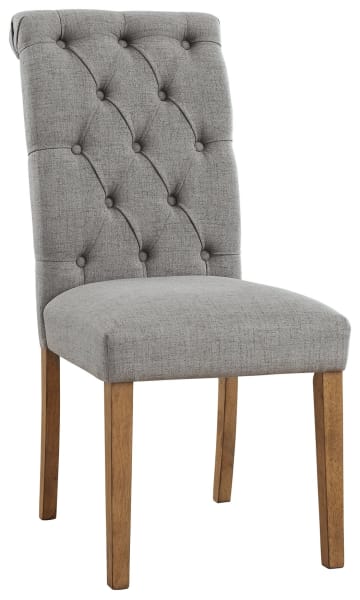 Harvina - Gray - Dining Uph Side Chair (2/cn)