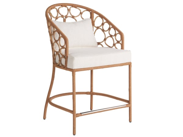 Weekender Coastal Living Home / Pebble - Counter Chair - Light Brown