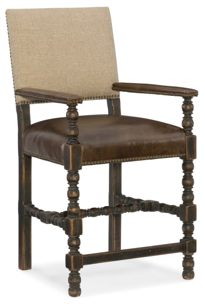 Hill Country - Comfort Counter Stool - Light Brown / Dark Brown