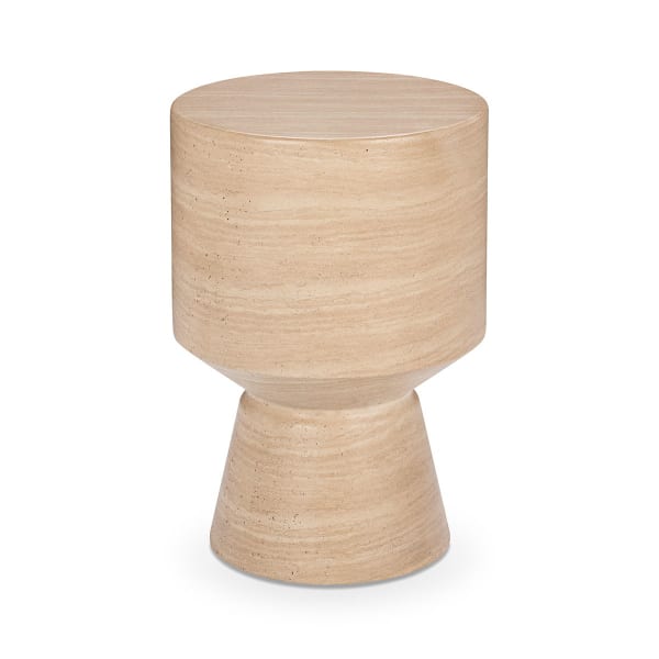 Terrace - Outdoor 22" Accent Table - Beige