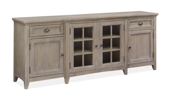 Paxton Place - 80" Entertainment Console - Dovetail Grey