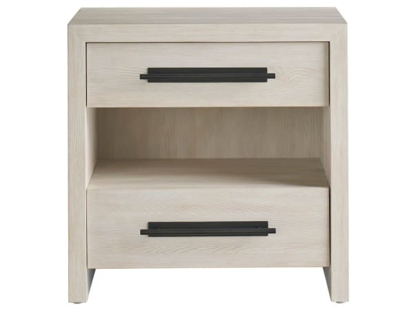 Dwell - Two Drawer Nightstand - River Rock