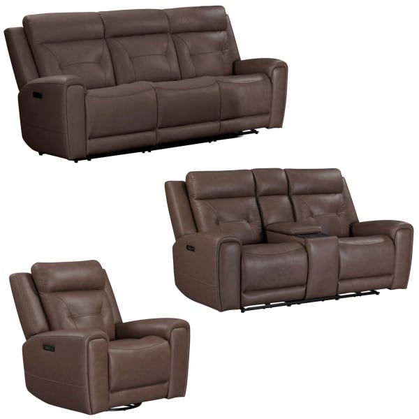 Beckham - Sofa With Loveseat & Recliner - Brown