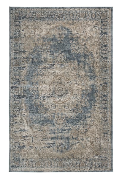 South - Blue / Beige - Medium Rug