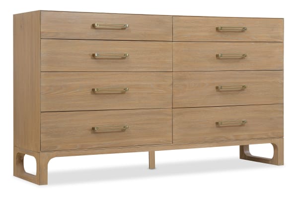 Banyon Bay - Eight Drawer Dresser - Light Brown
