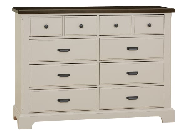 Lancaster County - Dresser - 8 Drawer With Two Tone Finish