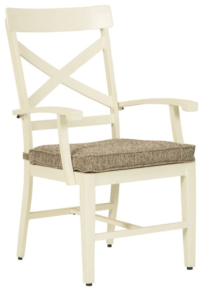 Preston - Antique White - Arm Chair With Cushion (Set of 2)