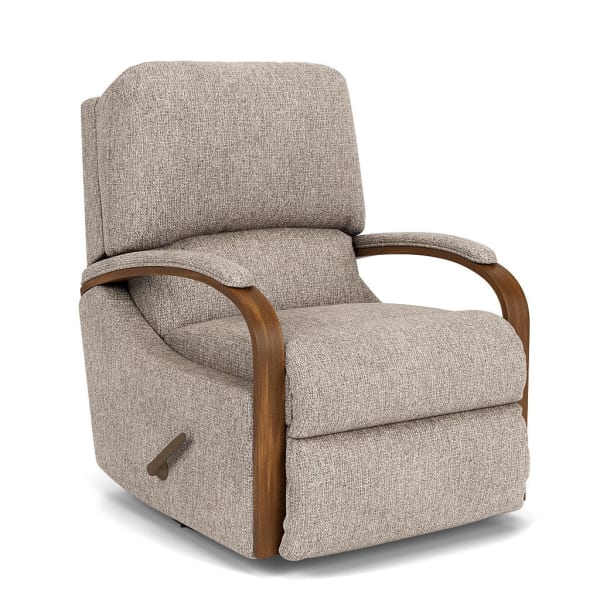 Woodlawn - Swivel Gliding Recliner - Light Gray