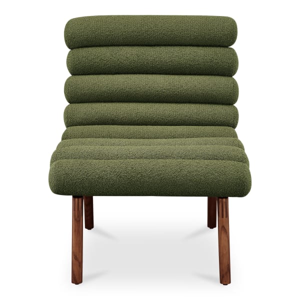 Arlo - Performance Fabric Accent Chair - Dark Green