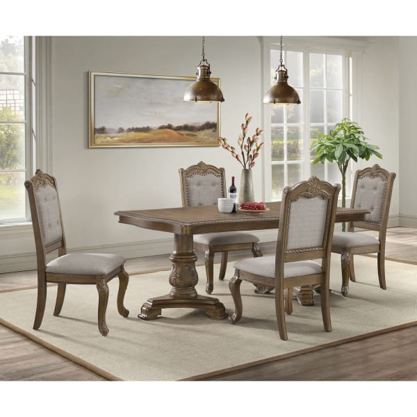 Madison Park - 5 Piece Standard Height Dining Set (Table And Four Chairs) - Walnut