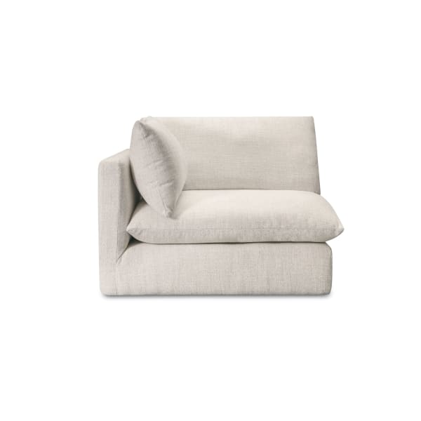 Townes - Right Arm Facing Chair - Flecked Ecru