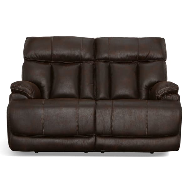 Clive - Power Reclining Loveseat with Power Headrests & Lumbar
