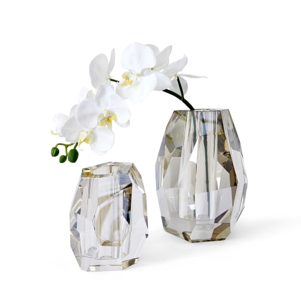 Gem - Large Vase - Pearl Silver