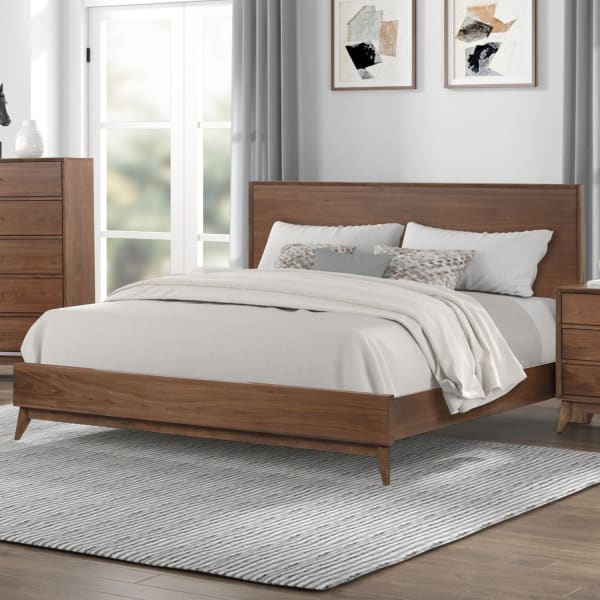Century Modern - Dresser & Mirror - Light Brown