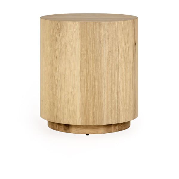 Layne - Round End Table - Natural