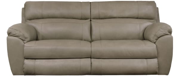 Costa - Lay Flat Reclining Sofa (88") - Putty - 42.5"