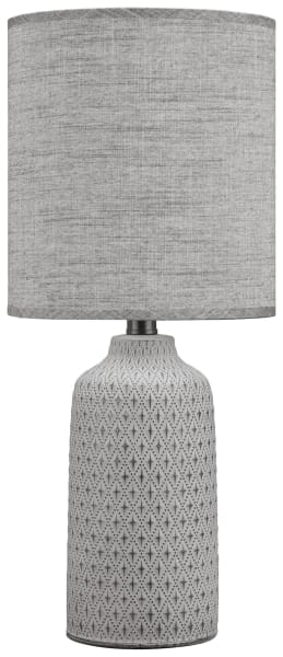 Donnford - Charcoal - Ceramic Table Lamp 
