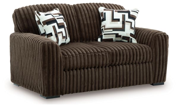 Midnight-Madness - Loveseat - Chocolate