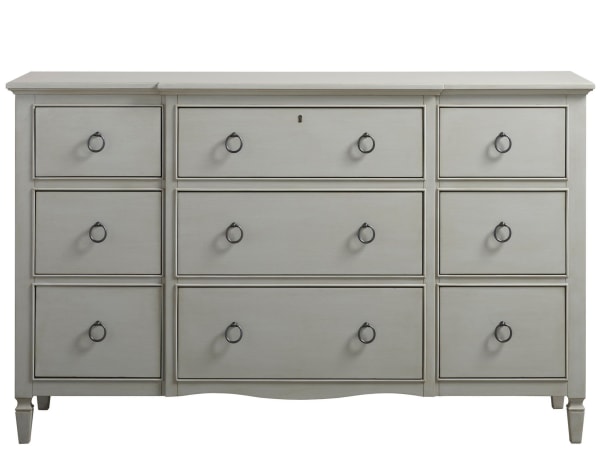 Summer Hill - French Gray - Nine Drawer Dresser