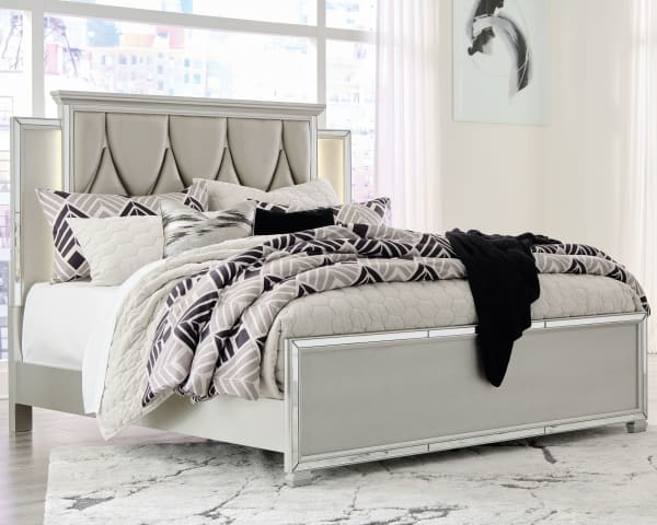 Lindenfield - Champagne - King Panel Bed
