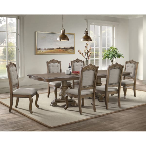 Madison Park - 7 Piece Standard Height Dining Set (Table And Six Chairs) - Walnut