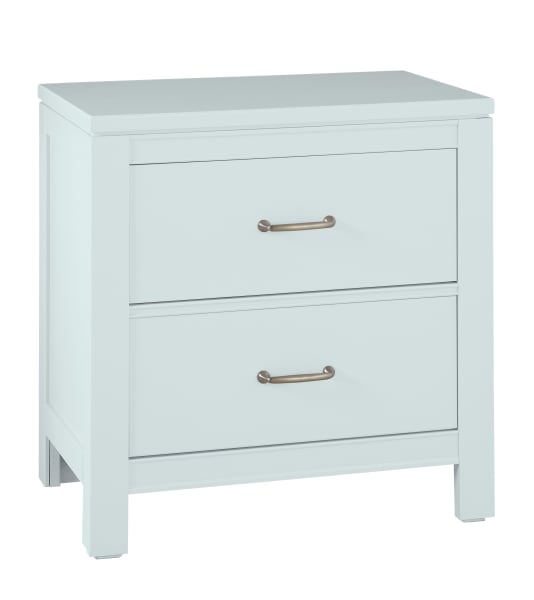 Tide & Timber - Nightstand - 2 Drawers - Blue Maple