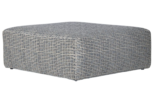 Polaris Modular Sectional - Fabric Cocktail Ottoman Casual - White