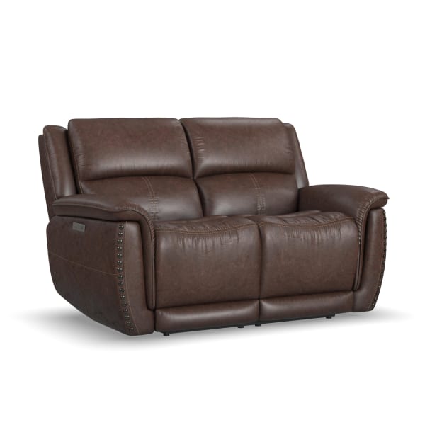 Beau - Power Reclining Loveseat With Power Headrests - Sable