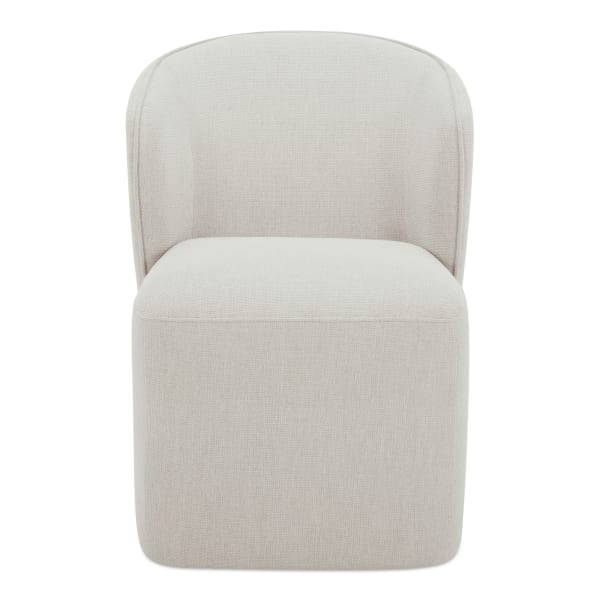 Larson - Rolling Dining Chair - Heather Gray