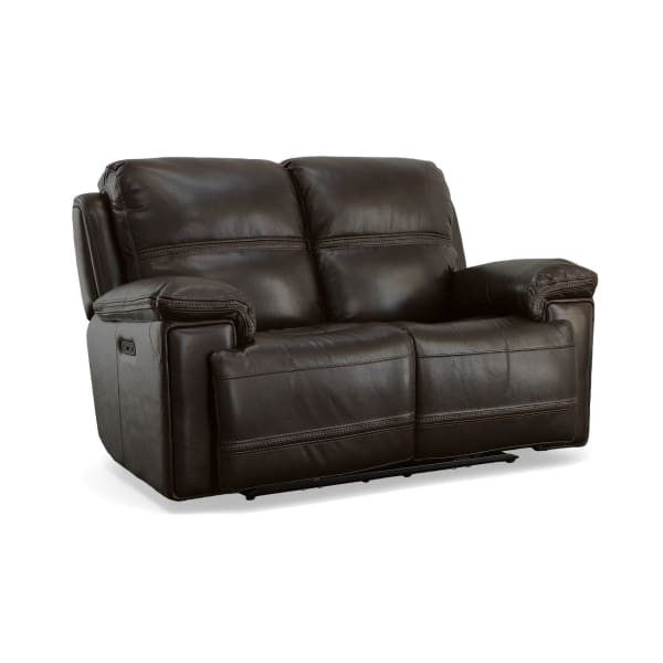 Fenwick - Power Reclining Loveseat With Power Headrests - Dark Chocolate