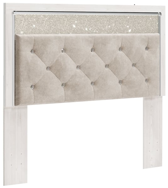 Altyra - White - Queen UPH Panel Headboard