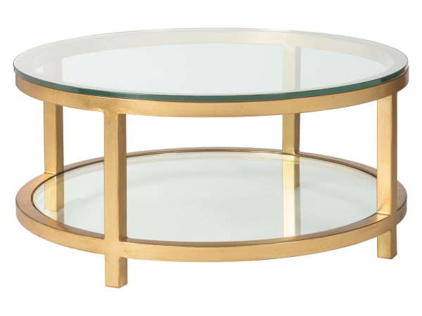 Metal Designs - Per Se Round Cocktail Table - Yellow
