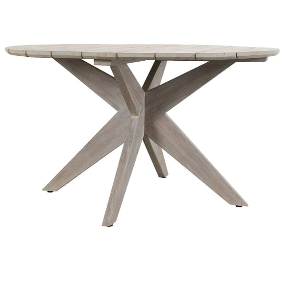 Alameda - 53" Outdoor Round Dining Table - Gray