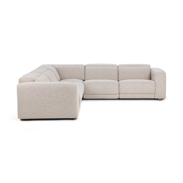 Knoxville - 5 Piece Power Recliner Sectional - Gray