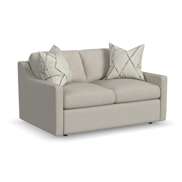 Sky - Upholstered Loveseat - Light Gray